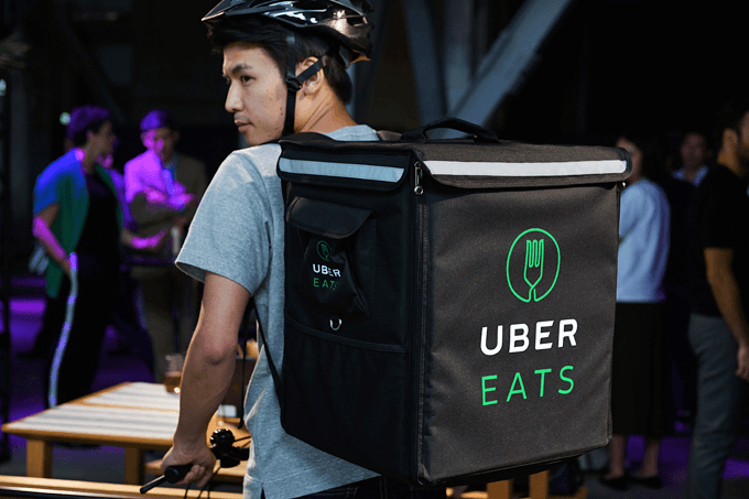 Entregador Uber Eats